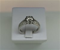 Ring Godenzi Gioielleria Woman Anello Diamanti in White Gold Diamante 0.92 Ct 1000-5286NTISHN-14 - 1000-5286NTISHN-14